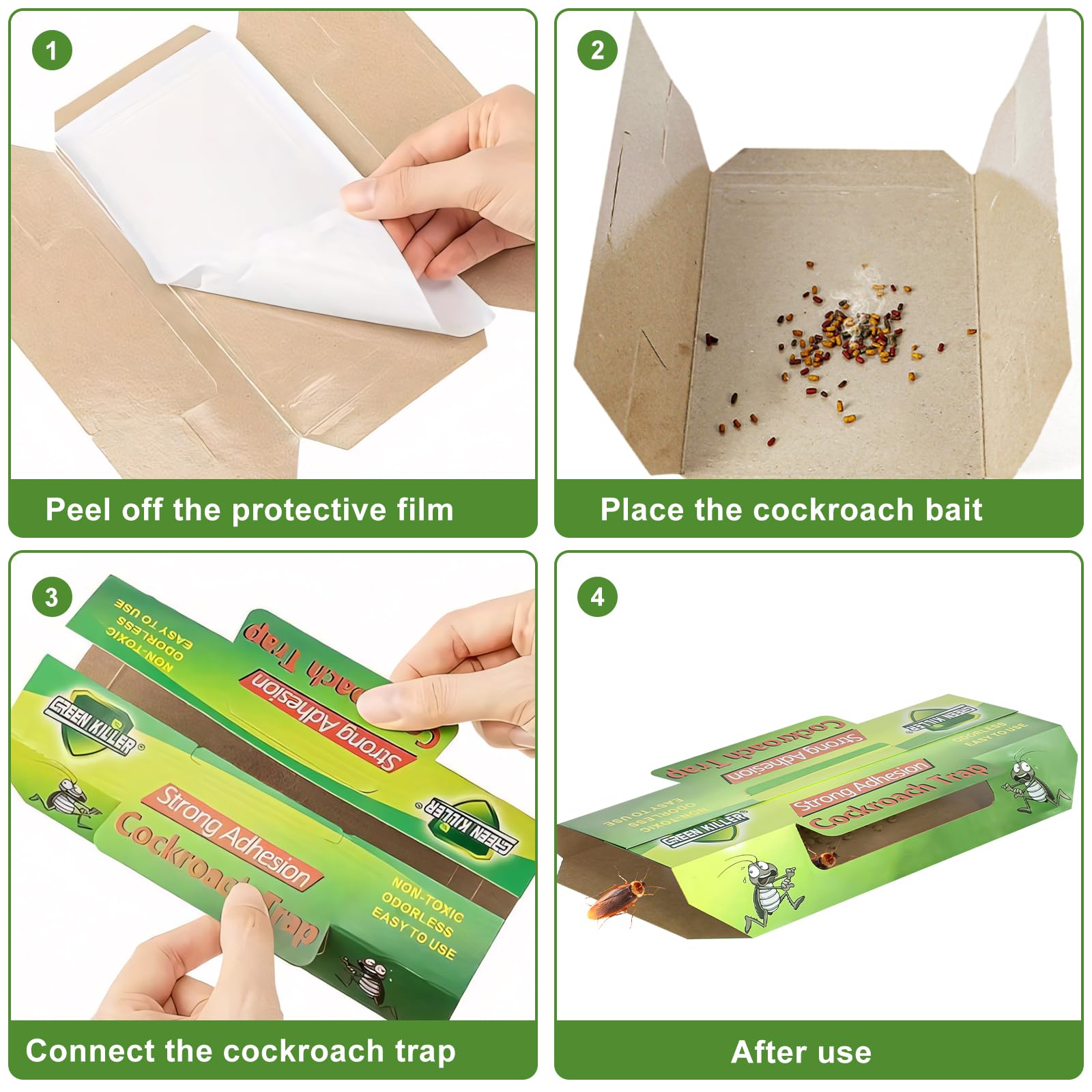 PestMentor under-sink trap placement blocks roaches from hiding.