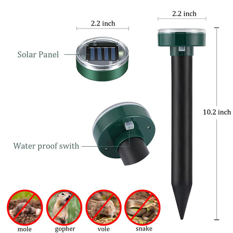 PestMentor Ultrasonic pulse deterrent for voles and gophers in yards