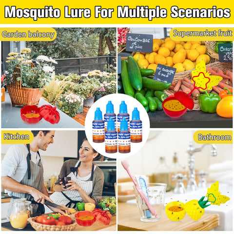 Pestvanish indoors-ready gnat killer refills compatible with open traps for kitchens and pantries.