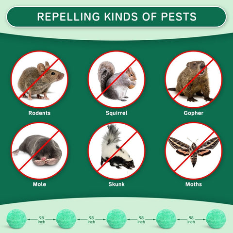 PestXDrops scent persists, covering up to 120 square feet per ball