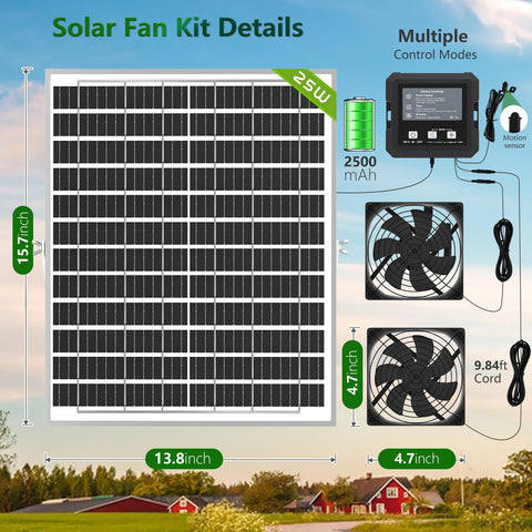 Durable ABS+metal construction designed for outdoor weather conditions.