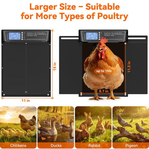 Pet Deluxe durable aluminum construction supports predator protection and long-term use.