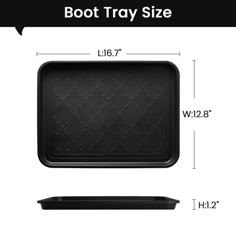 PETABBY boot tray non-slip base prevents sliding on floors