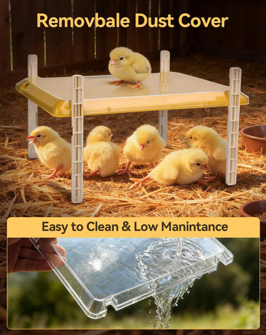 PETEMPO removable dust cover keeps the surface clean and easy to wipe