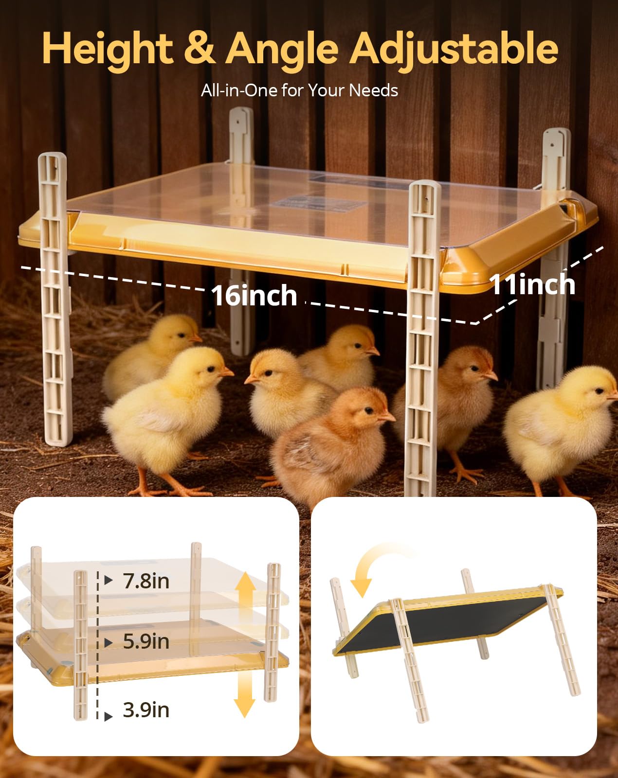 PETEMPO overheat protection helps prevent overheating in the coop