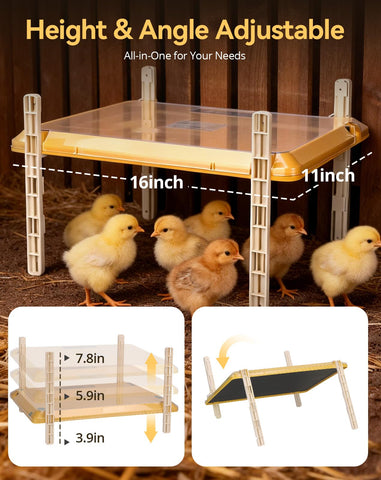 PETEMPO overheat protection helps prevent overheating in the coop