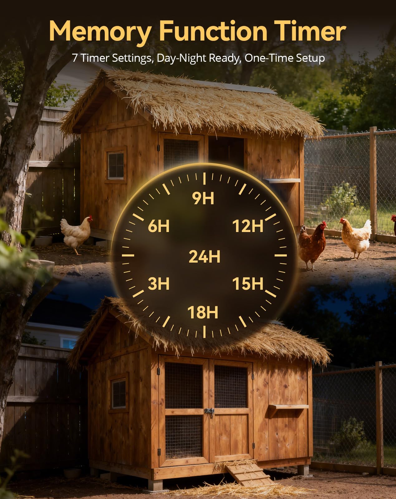 PETEMPO standing mode provides flexible heating as the flock matures