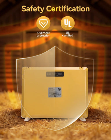 PETEMPO UL certified brooder heater delivers reliable safety and compliance