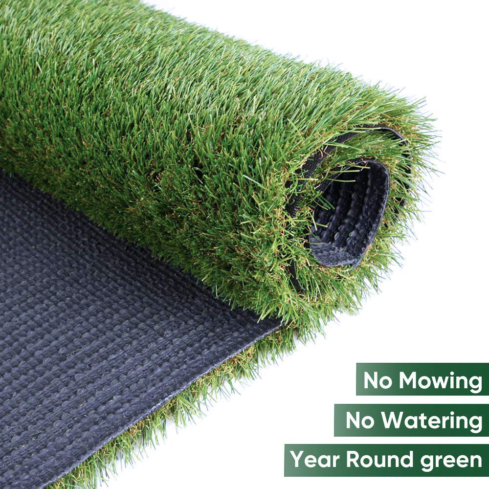 Petgrow artificial grass with custom size options enhances any space.