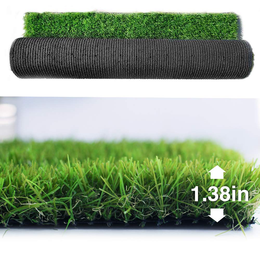 Petgrow artificial grass lawn highlights durable drainage backing for outdoor spaces.