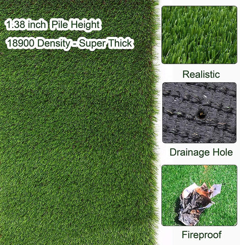 Petgrow indoor living room decor grass rug showcasing soft lush feel without mowing