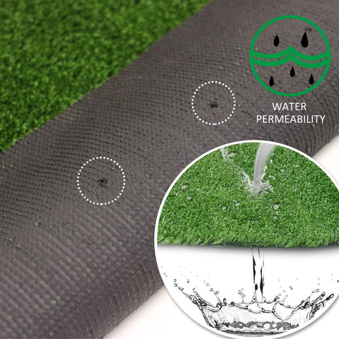Petgrow turf rubber backing with drainage holes for quick drying