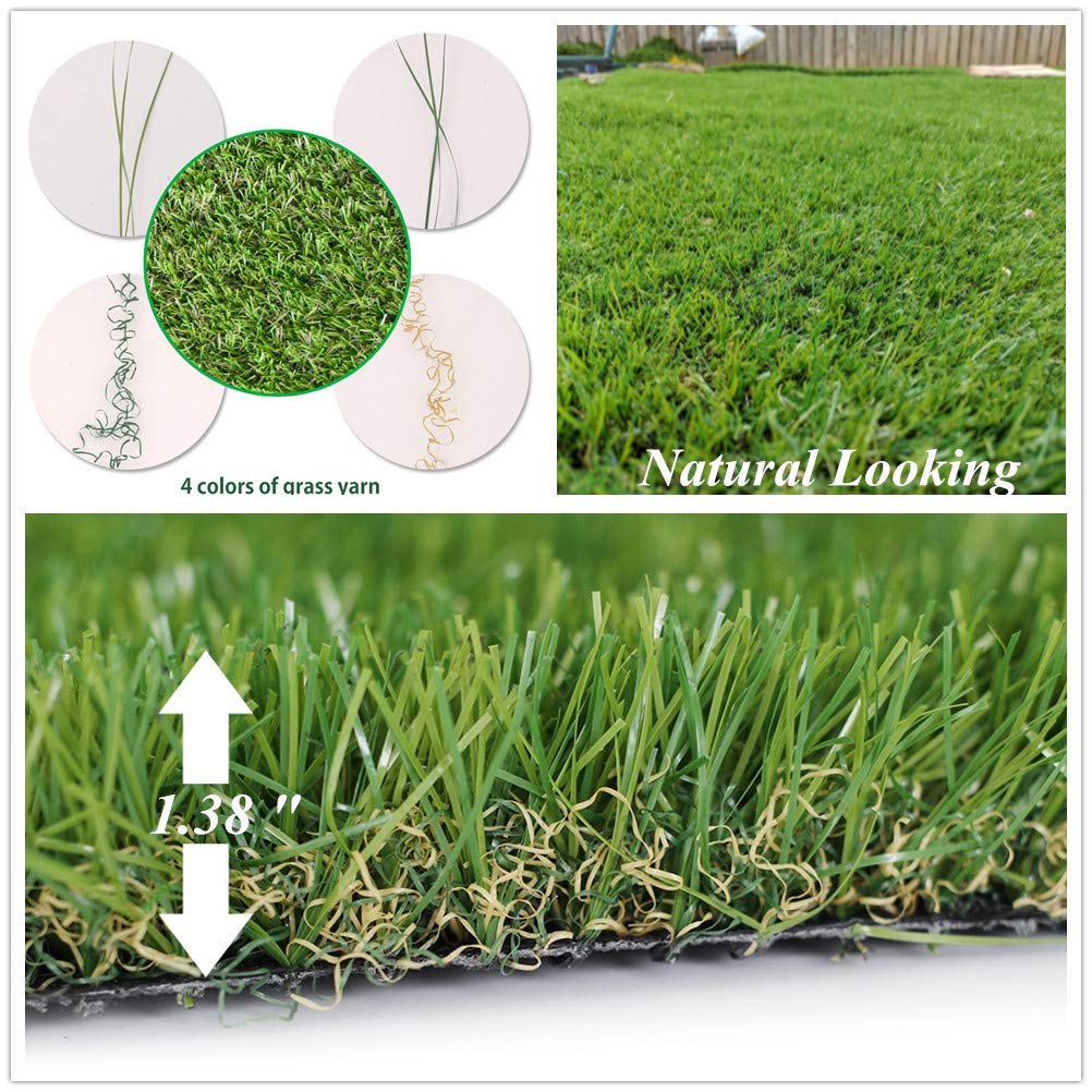 Petgrow Deluxe turf close-up of soft fibers with realistic texture
