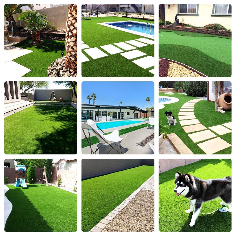 Petgrow turf unrolled for quick and simple installation