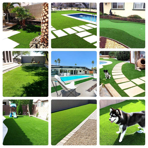 Petgrow turf unrolled for quick and simple installation