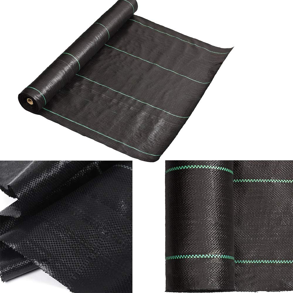Petgrow heavy-duty weed blocker provides durable ground cover.