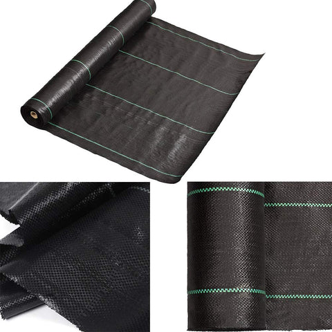 Petgrow heavy-duty weed blocker provides durable ground cover.