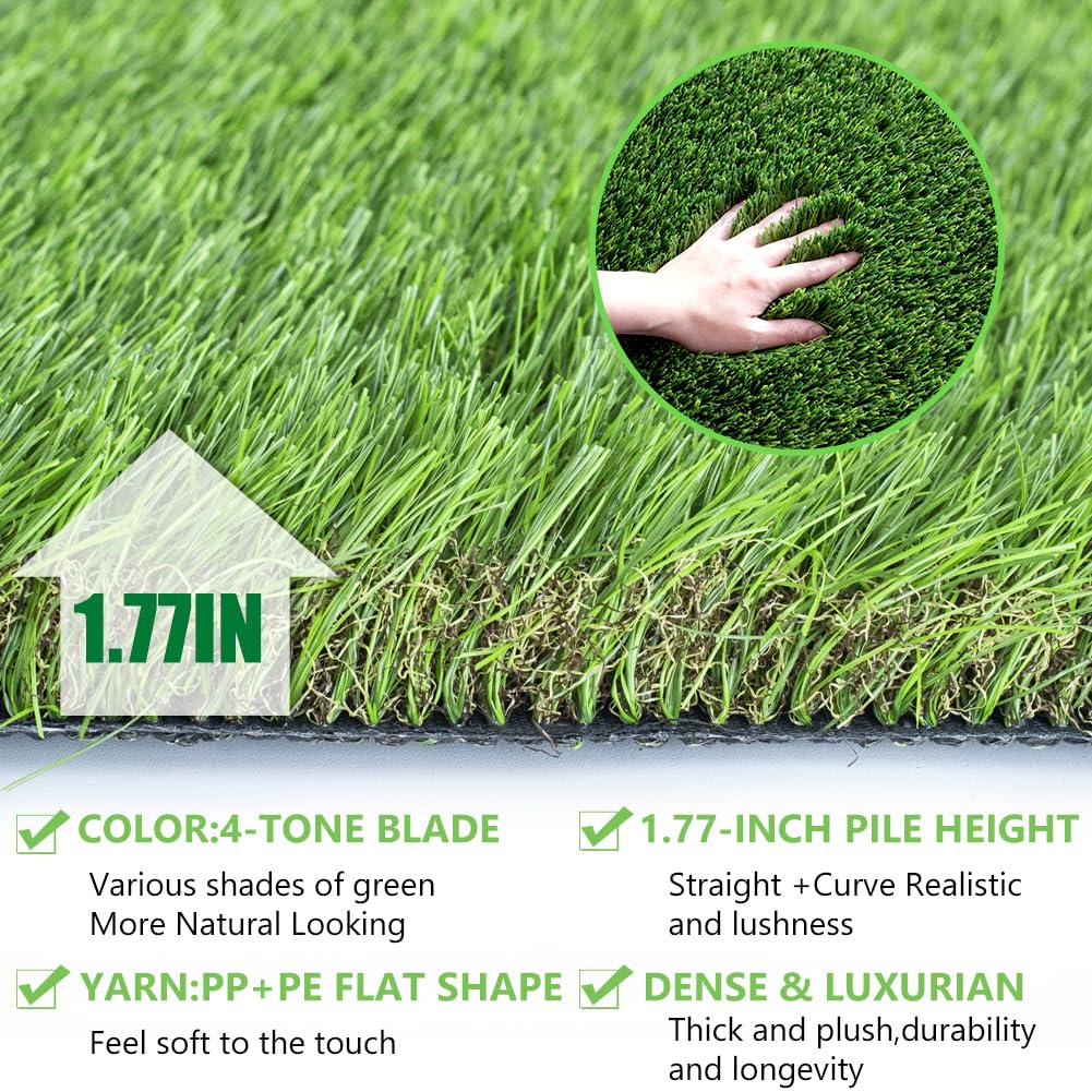 Petgrow artificial grass texture close-up highlighting soft, realistic look