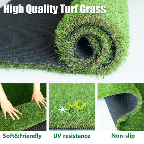 Petgrow turf safe for kids and pets with cushioned surface