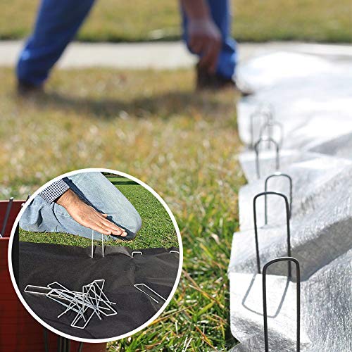 Petgrow turf saver stakes add ground tension for lawns.
