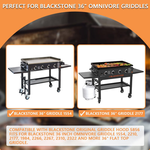 Petkao 36-inch Omnivore lid with thermometer for precise heat control.