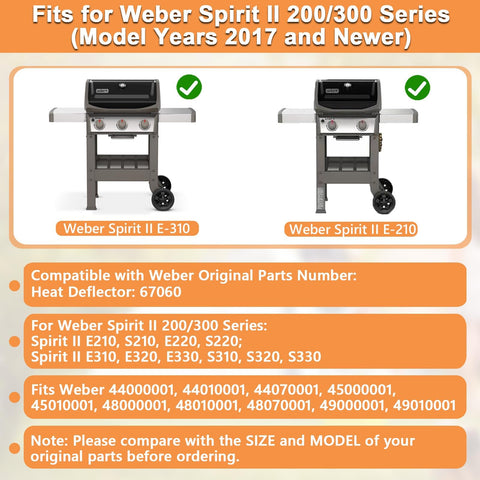 PETKAO 67060 heat deflector back view shows durable stainless steel construction