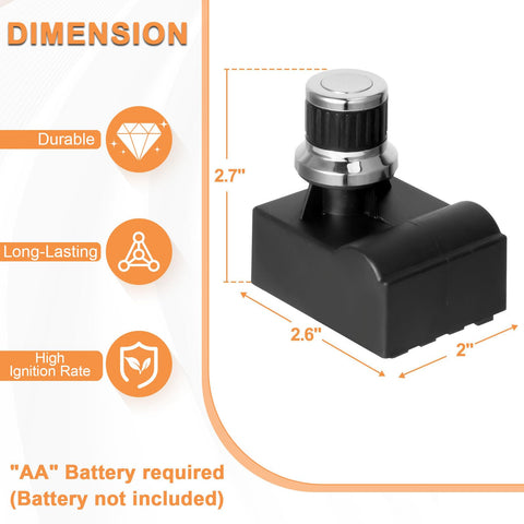 PETKAO AA battery required indicator for simple, on-the-spot replacement