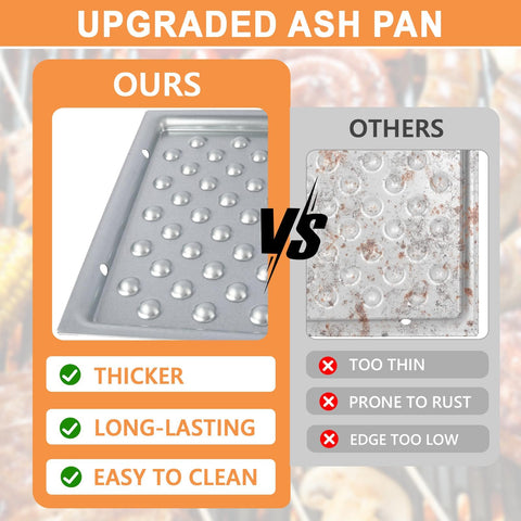 PETKAO design promotes airflow for cleaner, more even burns.