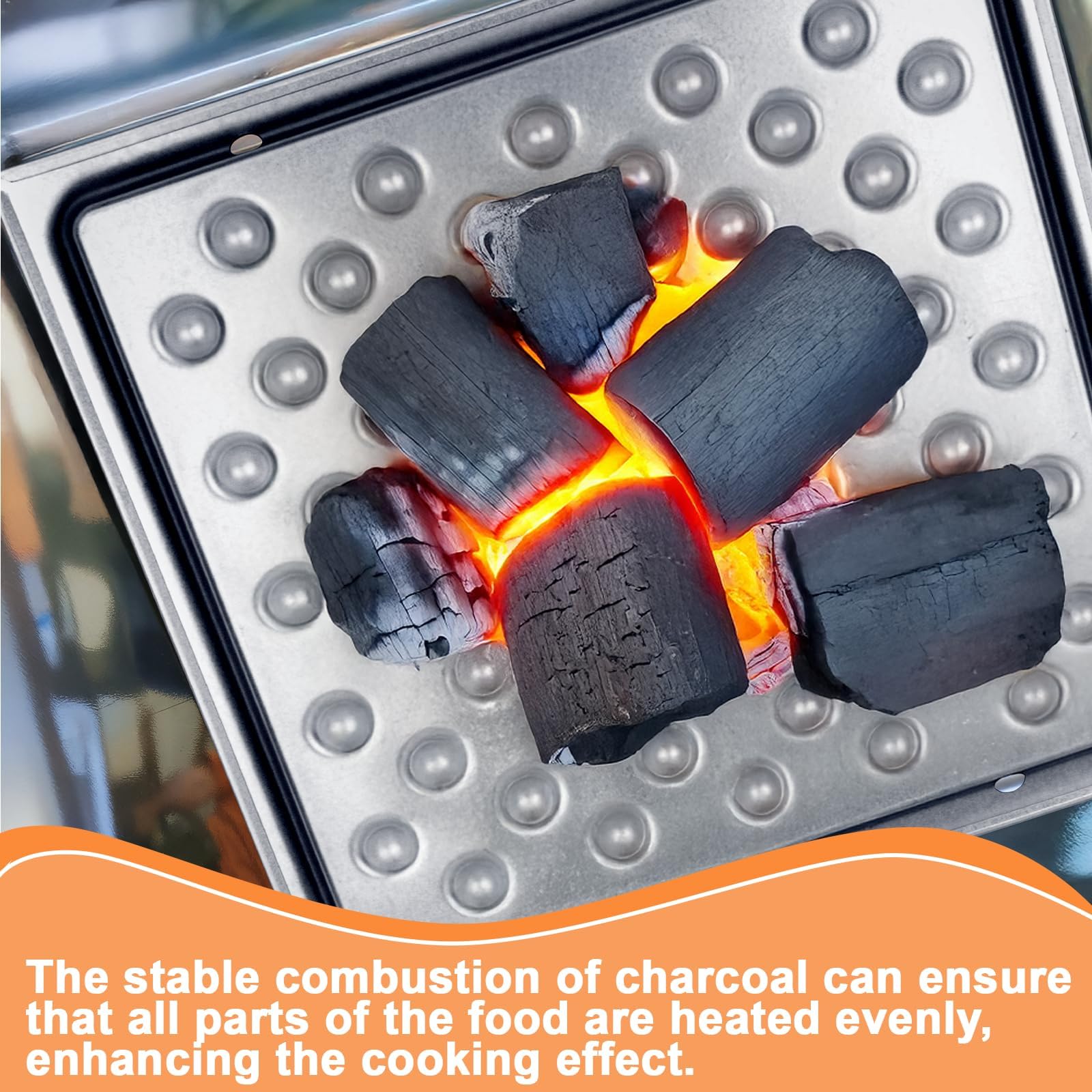PETKAO ash pan withstands outdoor heat and corrosion.