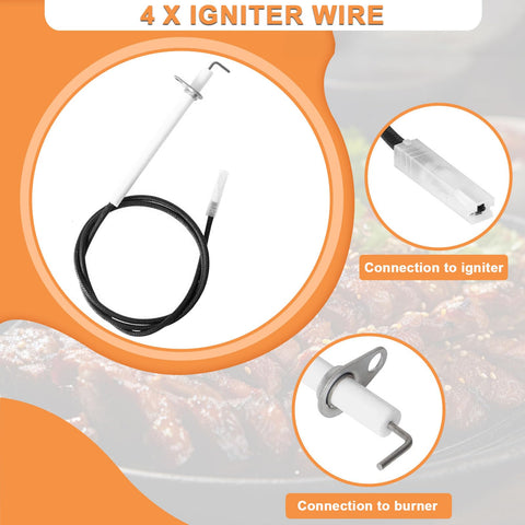 Durable PETKAO igniter body built to withstand outdoor grilling