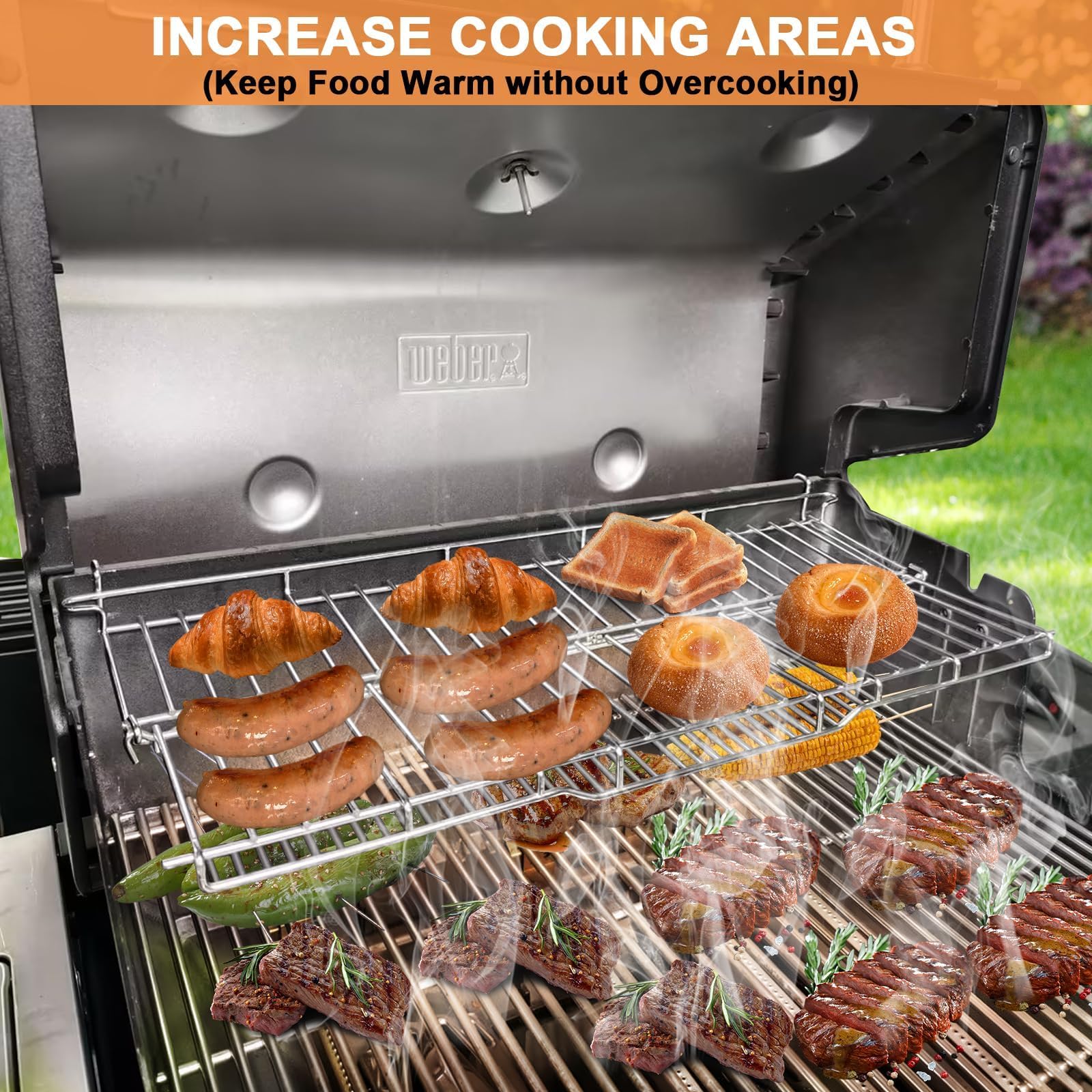 PETKAO easy-to-clean warming rack with simple installation.