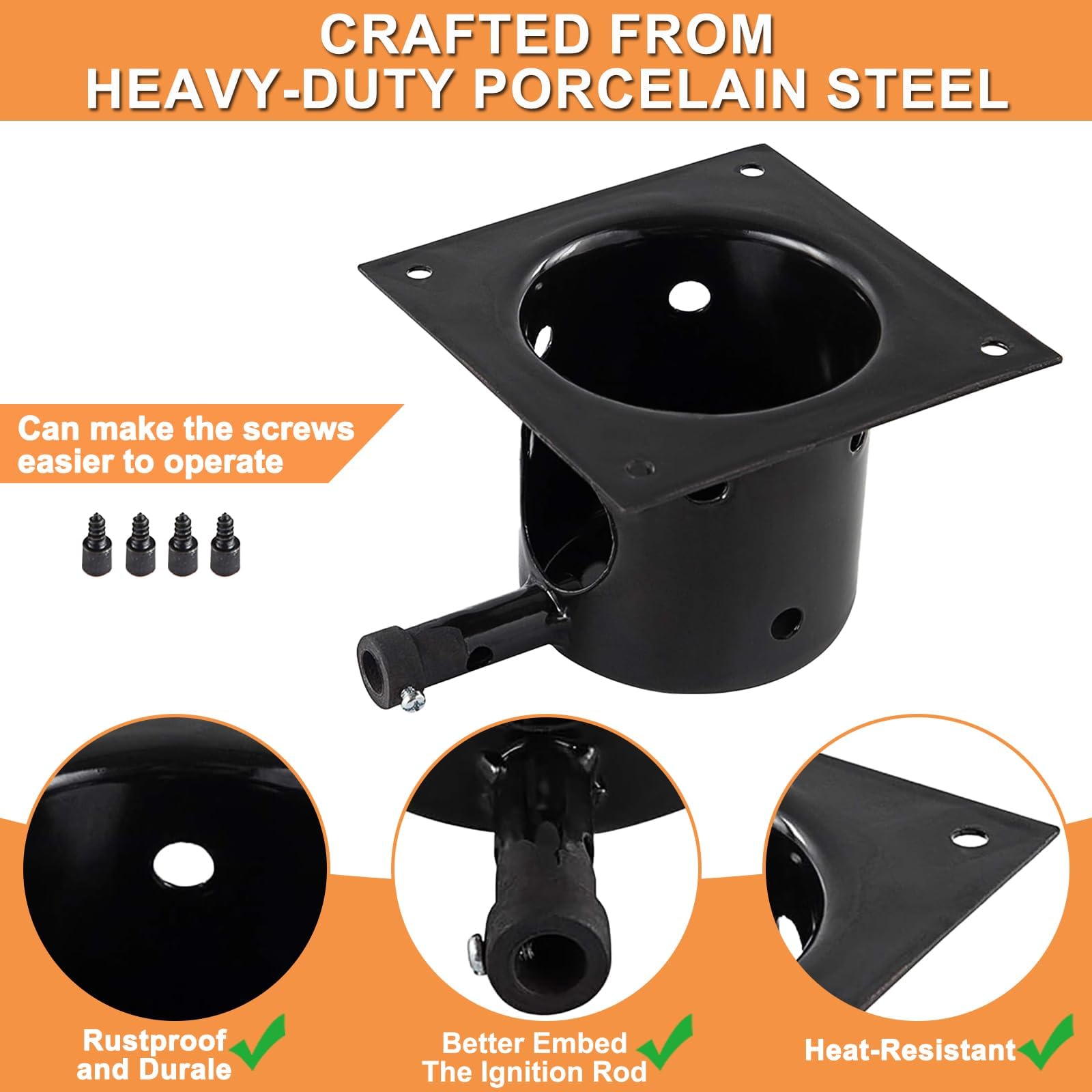 PETKAO enamel finish resists rust for longer usability.