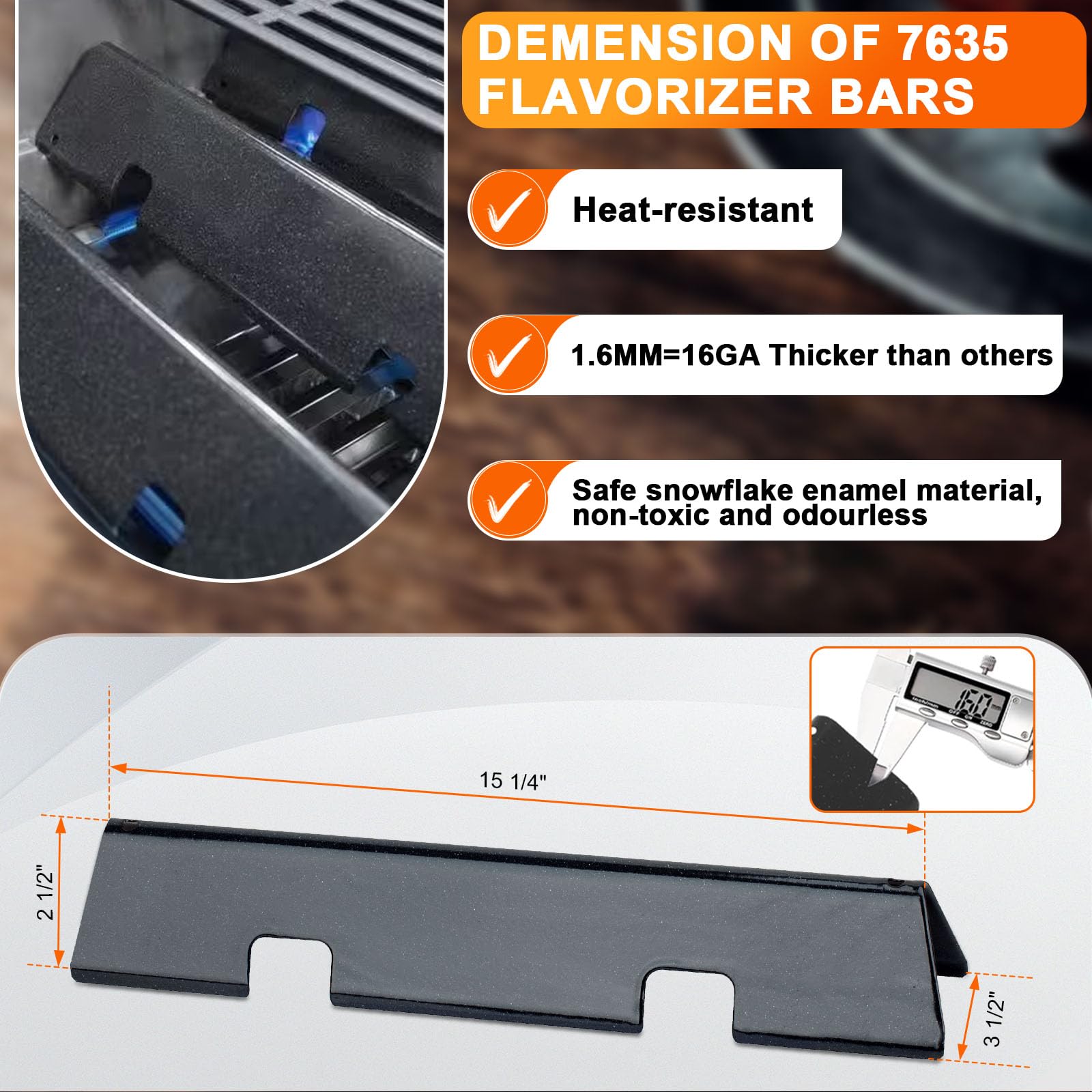 PETKAO flavorizer bars fit Spirit II for reliable compatibility with GS4 systems