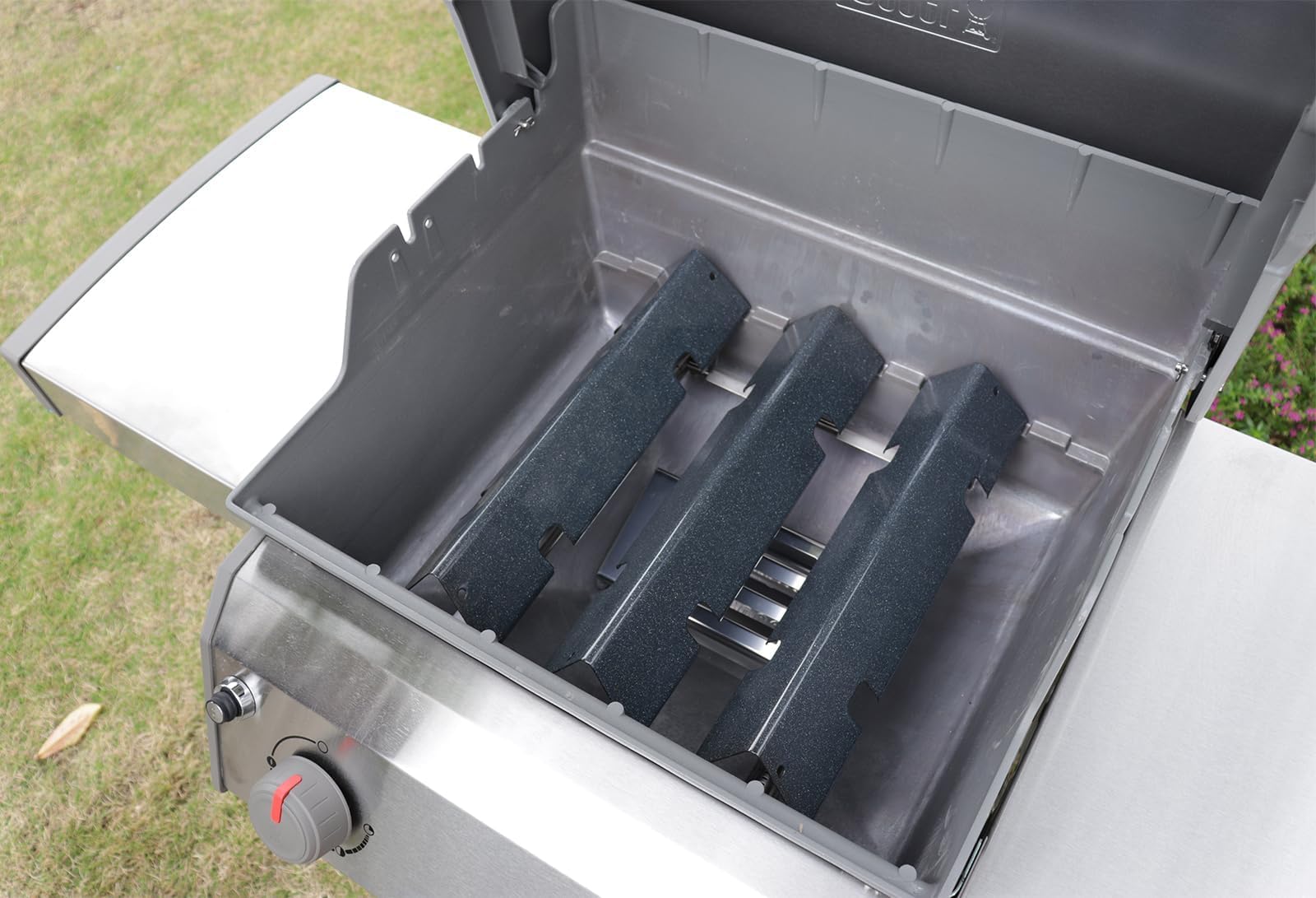  PETKAO flavorizer bars improve flame visibility and heat control on Spirit II