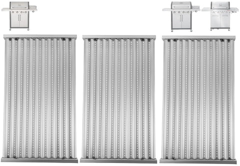 PETKAO G533-2200-W1 emitter plates, front view, improve heat distribution for Char-Broil grills.