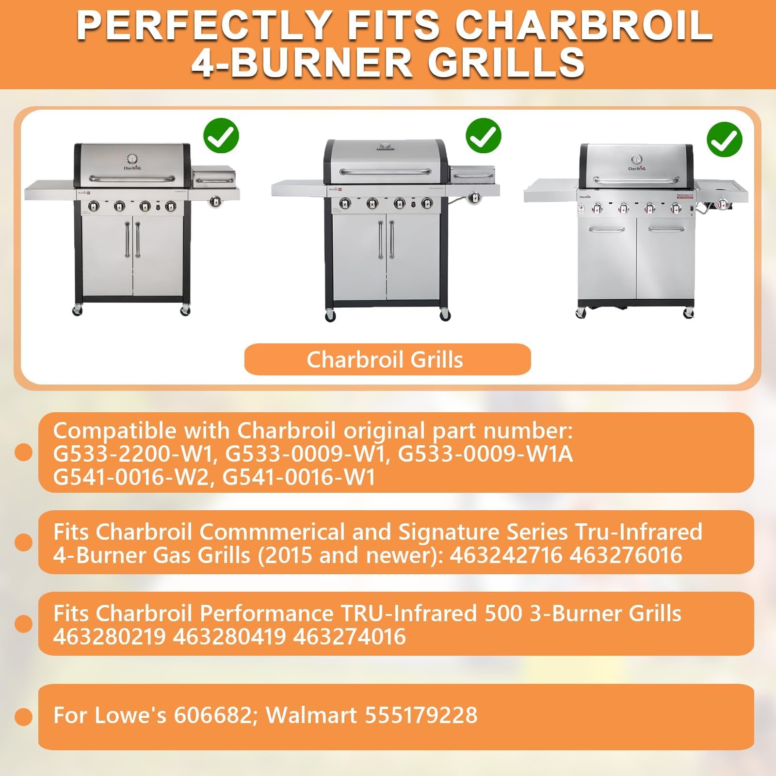 PETKAO G533-2200-W1 emitter plates, side view, durable stainless steel construction.