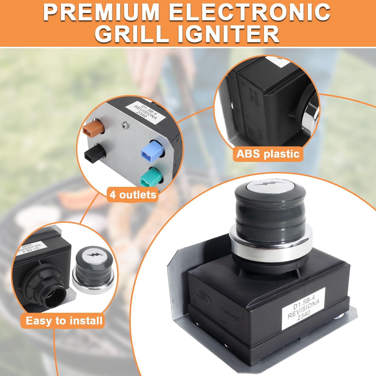 PETKAO Genesis igniter battery cap ensures secure battery connection.
