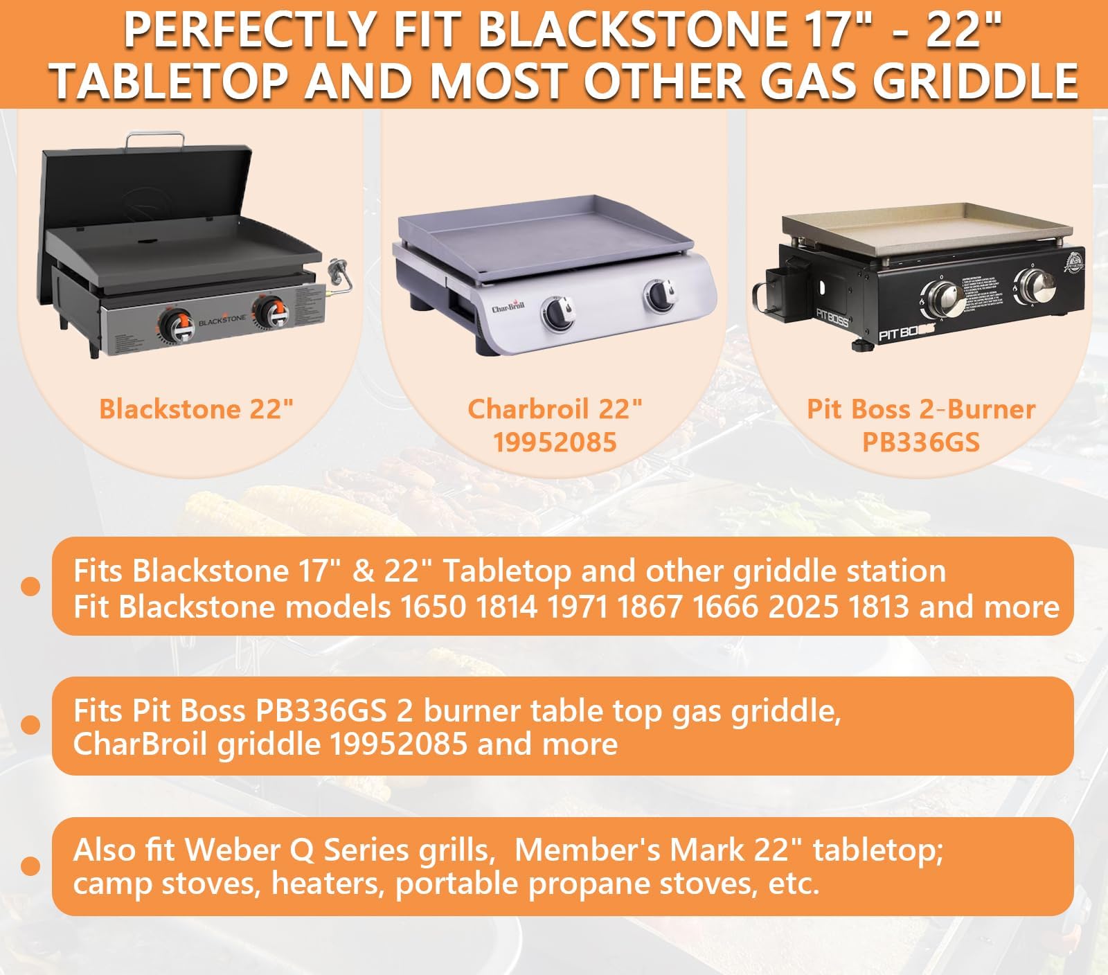 Easy-to-use handwheel attachment for quick setup on Blackstone and other griddles