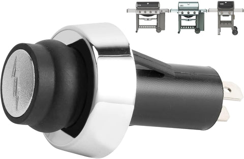 PETKAO GS4 igniter switch front view for Weber, quick ignition potential.
