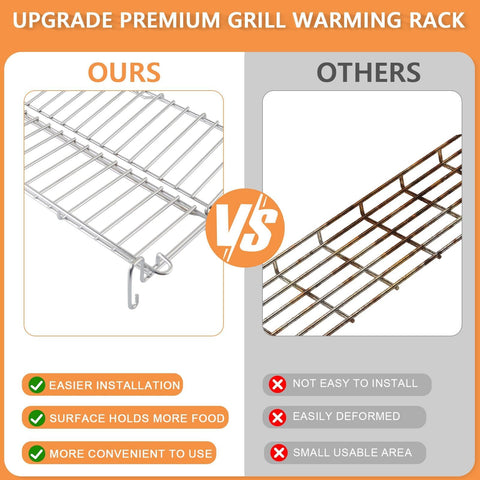 PETKAO 66044 warming rack upgrade in packaging for Weber.