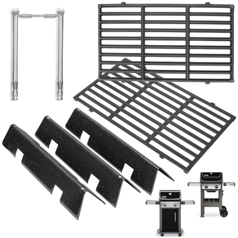 PetKAO Spirit II burner tubes set for Weber Spirit II grills, ensuring even heat distribution.