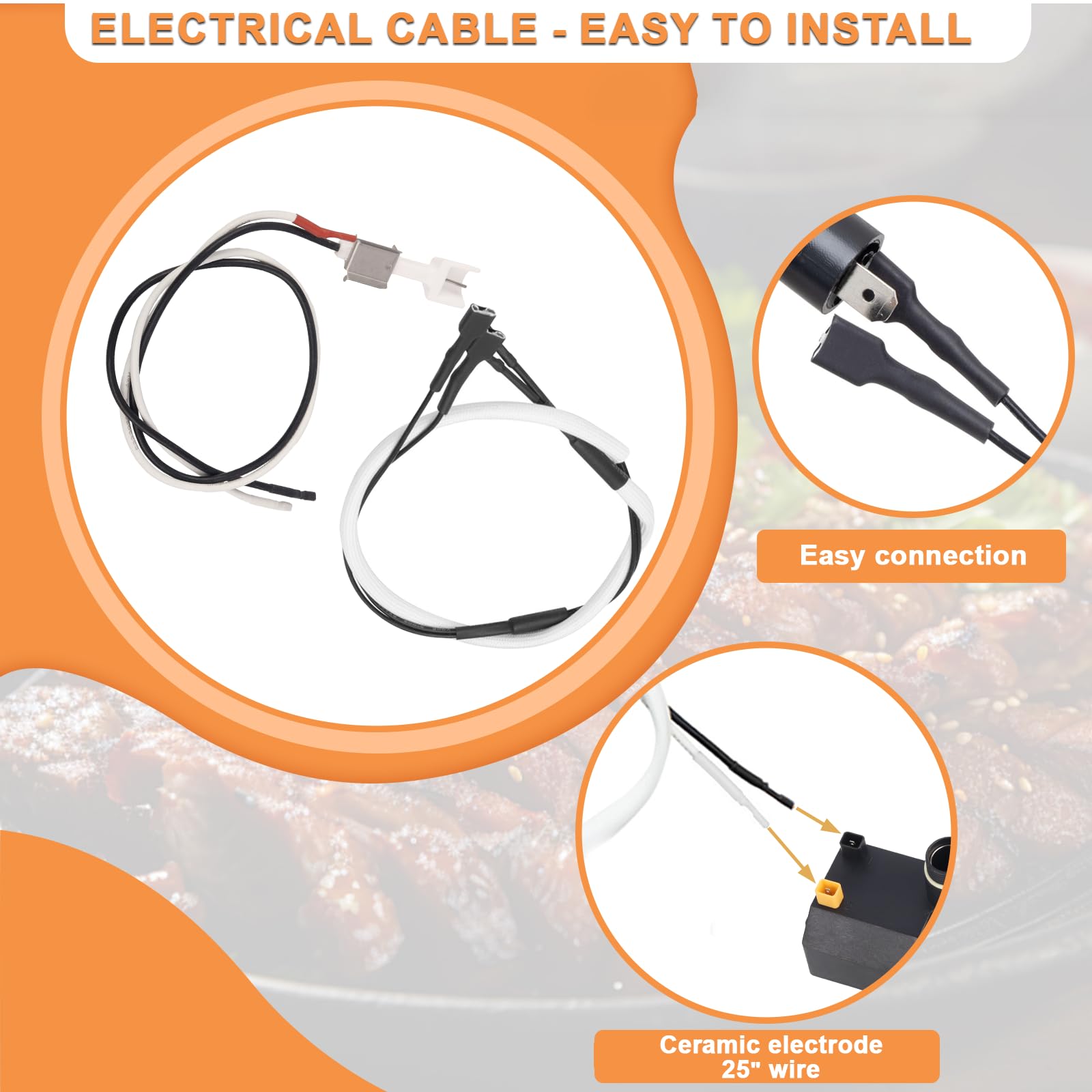 PETKAO durable construction resists corrosion for outdoor grilling