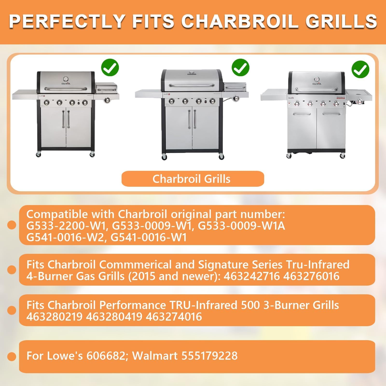 PETKAO stamped-cast-iron grate 3-pack for durable, even searing results
