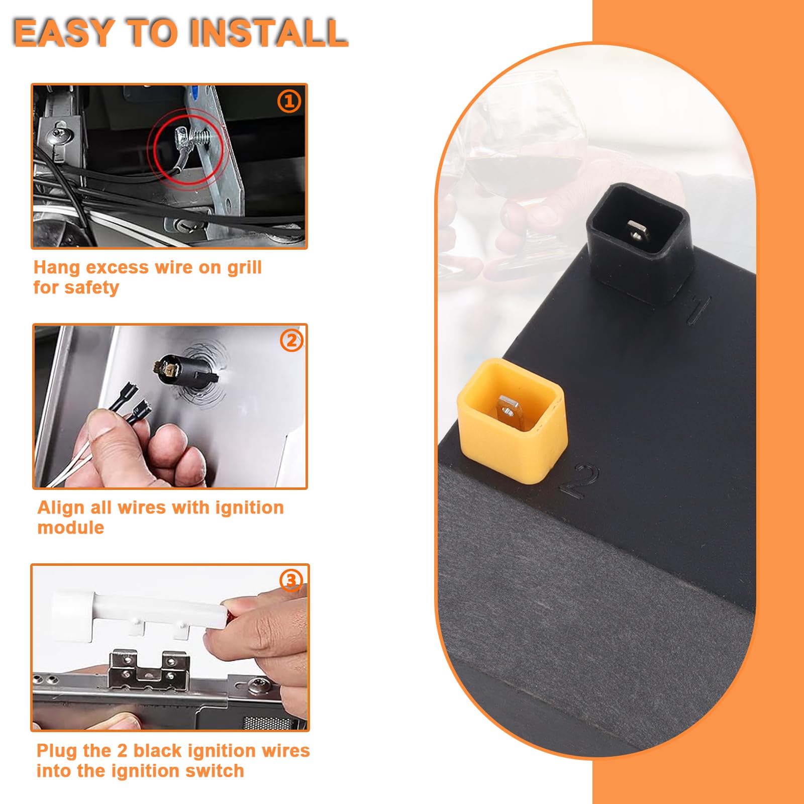 PETKAO GS4 compatible igniter fits Spirit II E310 and S310