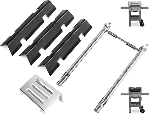 PETKAO Weber Spirit II flavorizer bars 3-pack for even heat and cleaner flames.