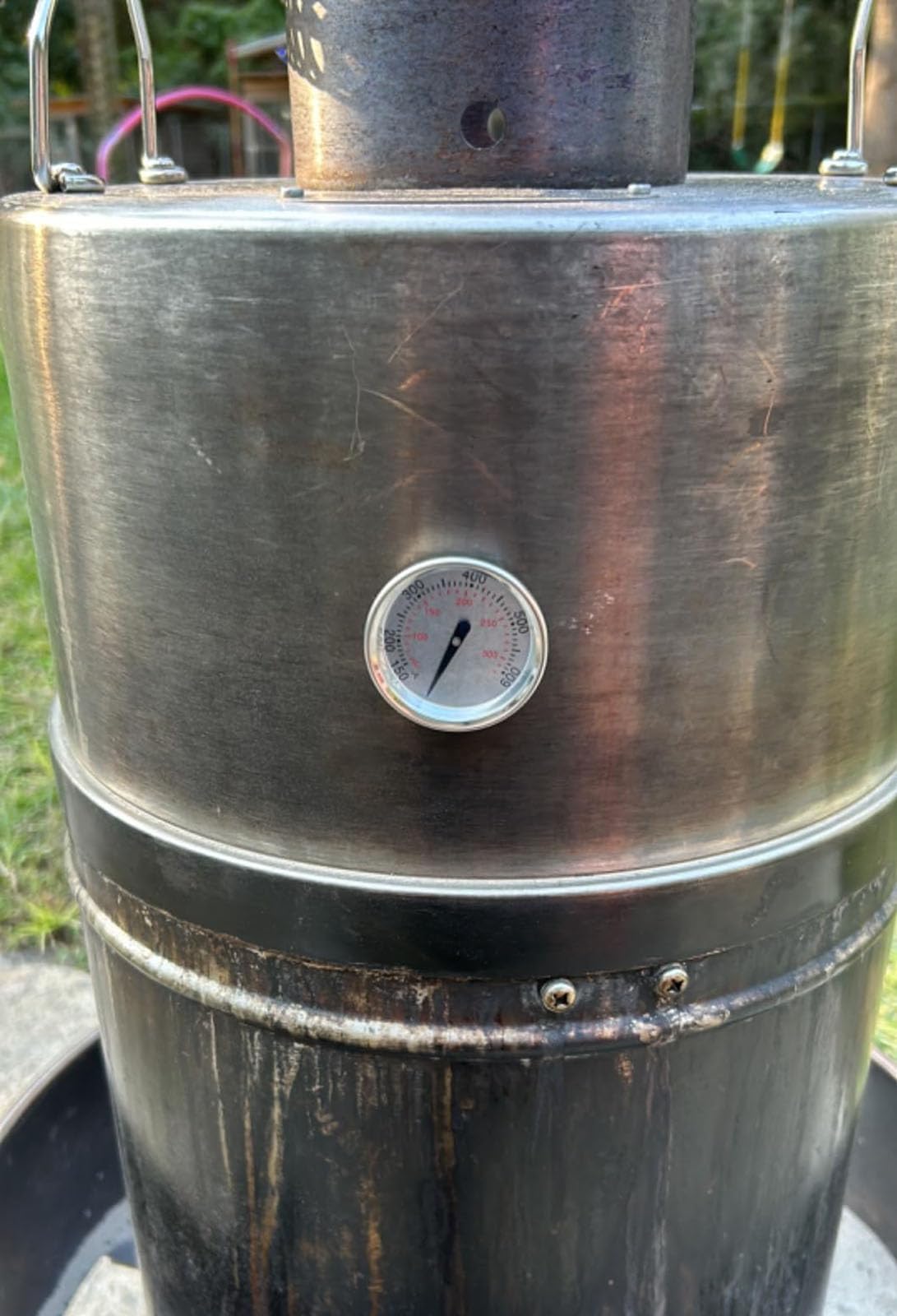 PETKAO temperature range indicator from 150°F to 600°F