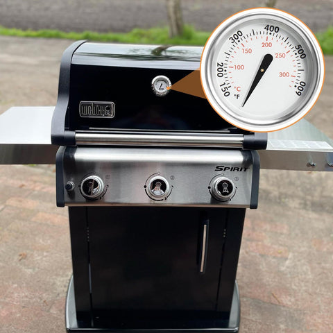 PETKAO anti-fog dial ensures quick visibility during grilling