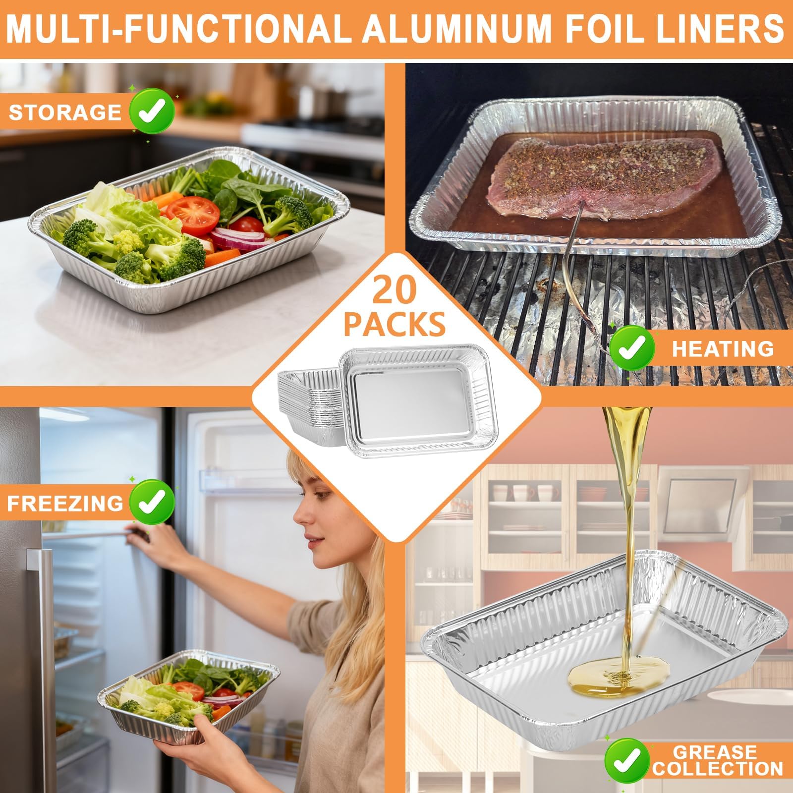 PETKAO Traveler stealth liner set keeps grill clean and reusable.