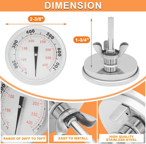 PETKAO wing nut installation ensures easy attachment on Weber grills