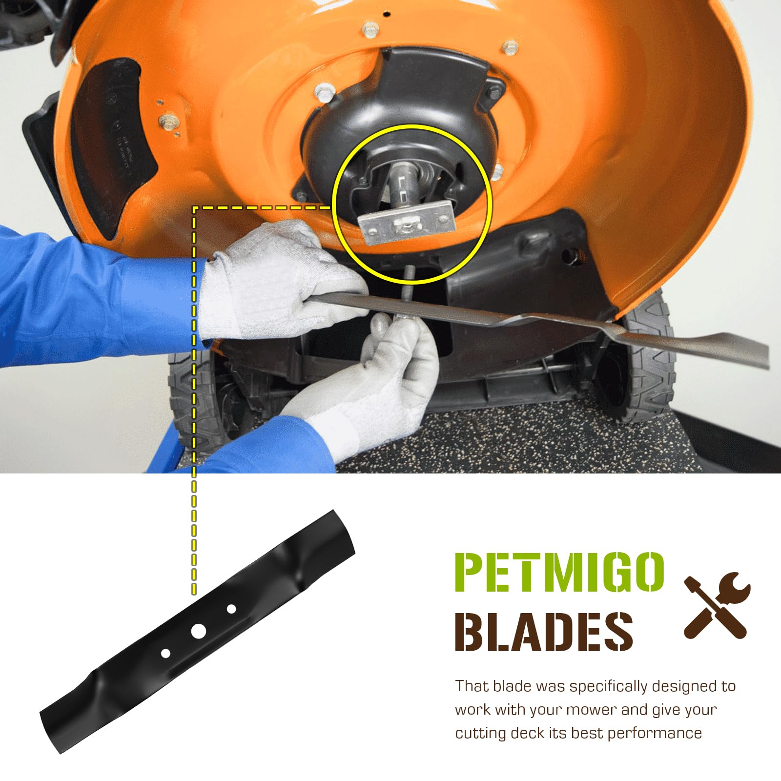 PetMigo GX20250 blade deck compatibility glance simplifies replacement decisions